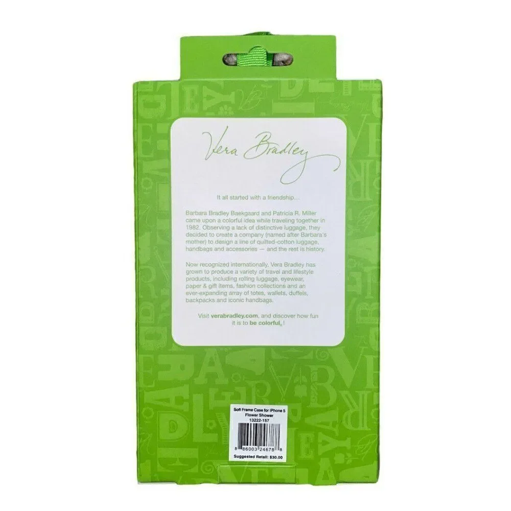 Vera Bradley FLOWER SHOWER Soft Frame iPhone Case